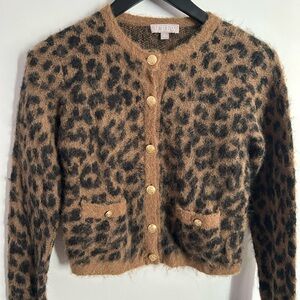 J.Crew Leopard Print Cardigan